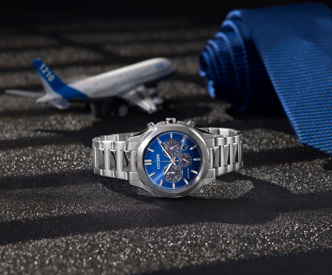 Citizen Orologio Uomo CA4590-81L – Classico, Cronografo, Quadrante Blu - 2