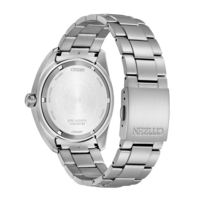 Citizen-Uhrenrückseite, Saphir, Basistitane, Eco-Drive, Japan Movt, W.R.10BAR