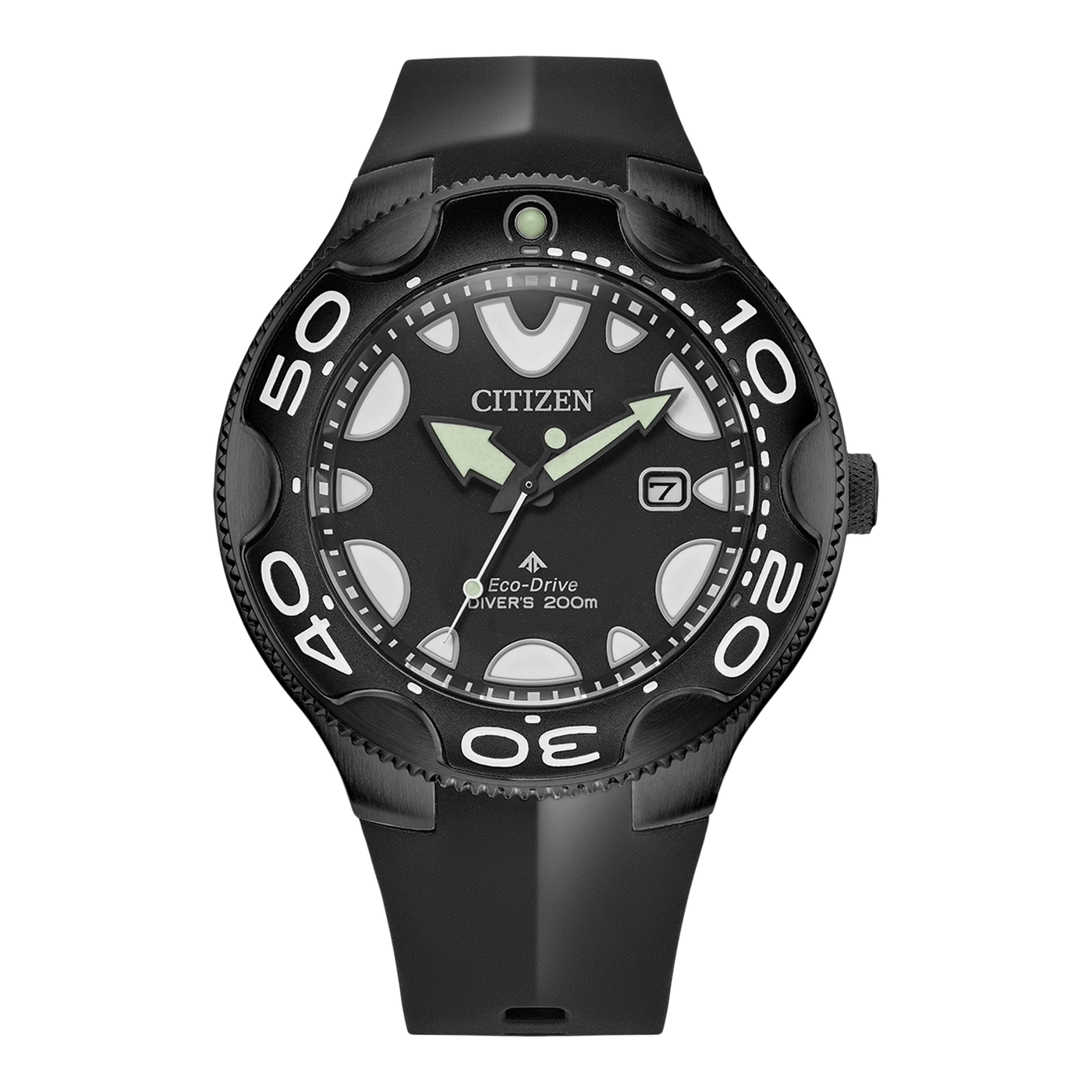 BN0235-01E Herren Gummiband (Urethan) schwarz ø 46mm