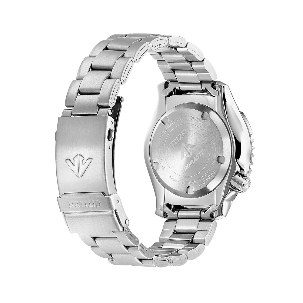 Citizen Promaster Uhr Rückseite, Edelstahl, Taucher, japanisches Uhrwerk, 8203-S011685, GN-4-S