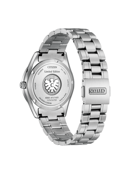 Citizen-Uhr, Titan, Limited Edition, Eco-Drive, magnetisch, hergestellt in Japan.