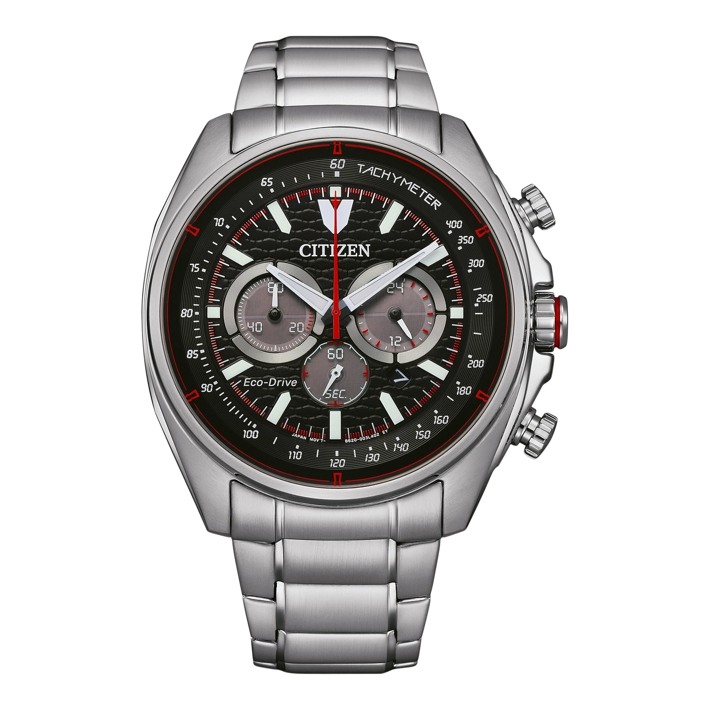 CA4561-89E Herren Edelstahl schwarz ø 44.8mm