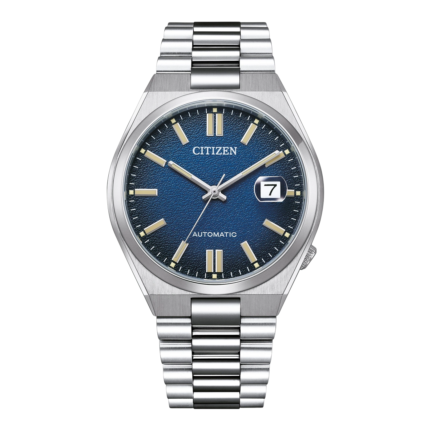NJ0151-88L Herren Edelstahl | blau | ø 40mm