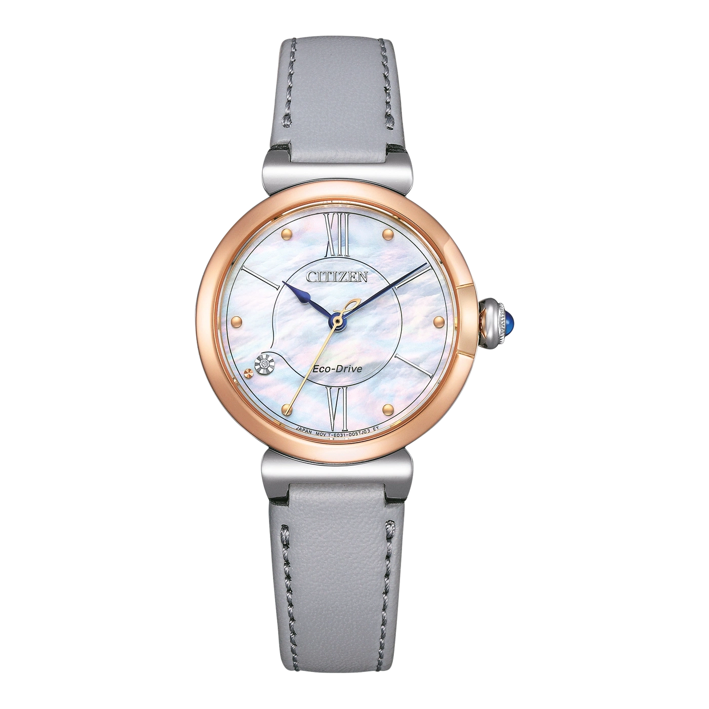 EM1074-15D Damen Synthetisches Material | perlmutt weiß | ø 29mm
