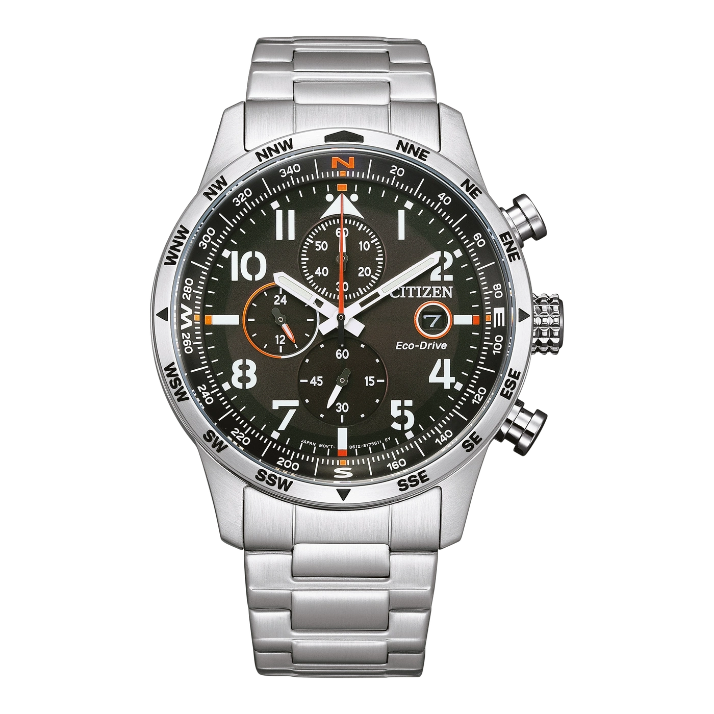 CA0790-83E Herren Edelstahl | schwarz | ø 43mm