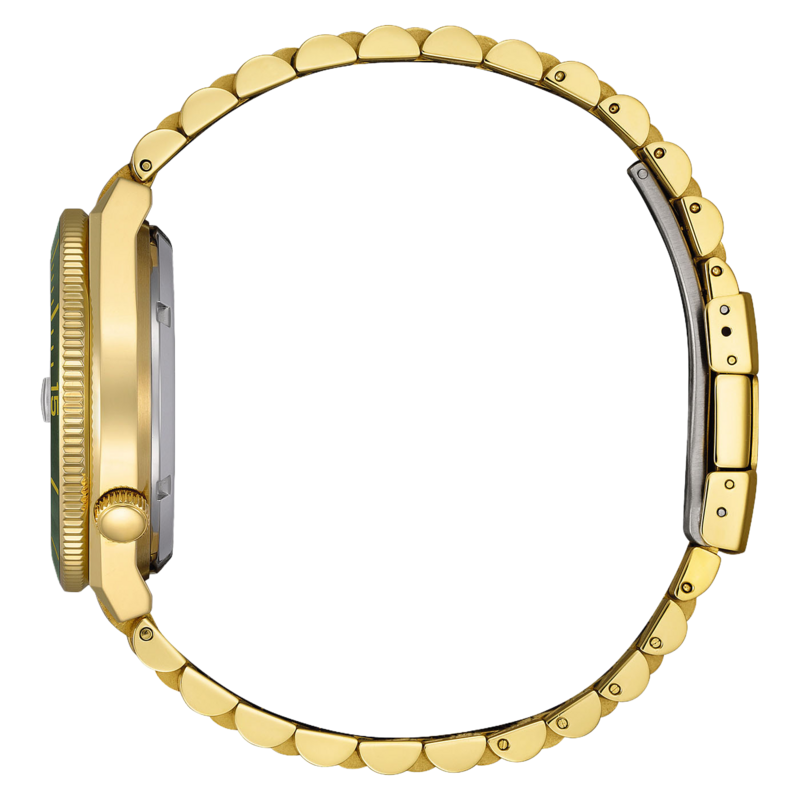 NJ0232-53X Herren Edelstahl khaki ⌀ 40mm