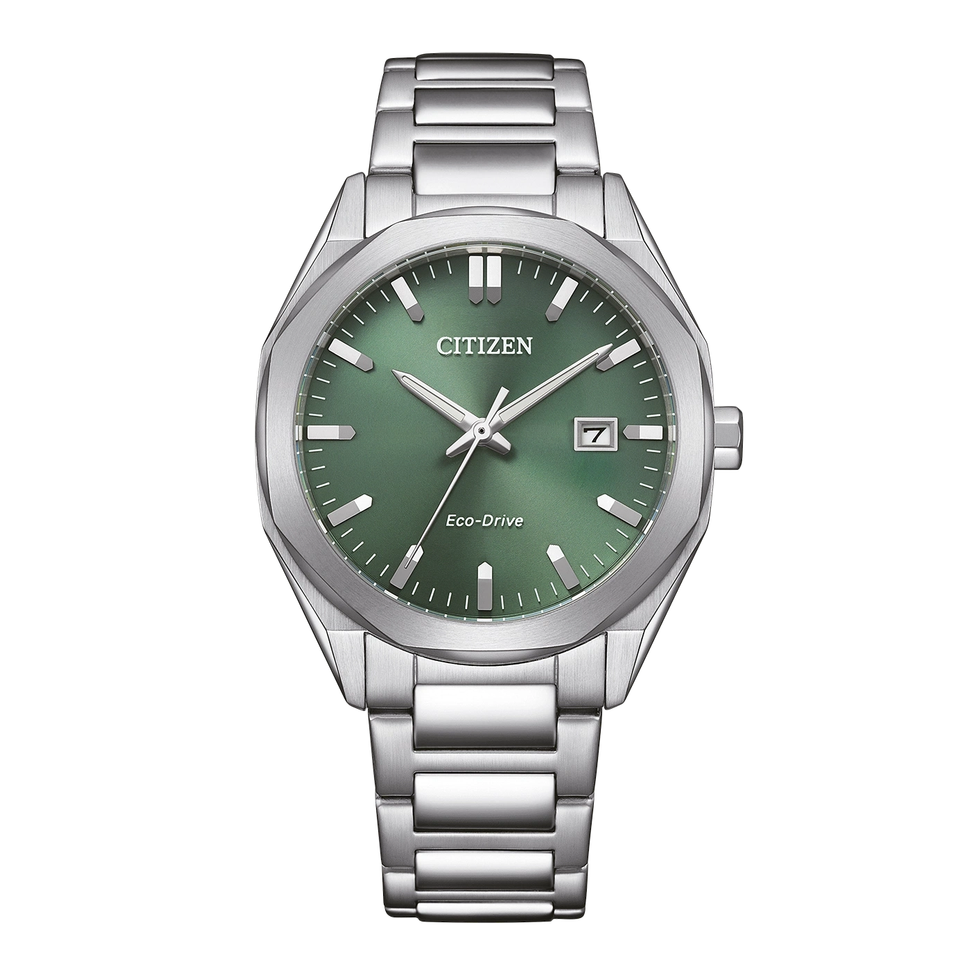 BM7620-83Y Herren Edelstahl grün ø 38mm