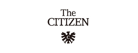 Das Citizen-Logo mit Text und einem stilisierten Emblem auf weißem Hintergrund.