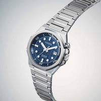Citizen Series 8 Automatik-Uhr mit blauem Zifferblatt und Stahlarmband