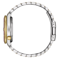 NJ0234-58X Herren Edelstahl rot ⌀ 40mm