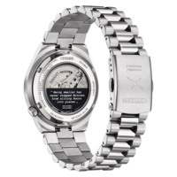 NJ0157-81L Herren Edelstahl blau ⌀ 40mm