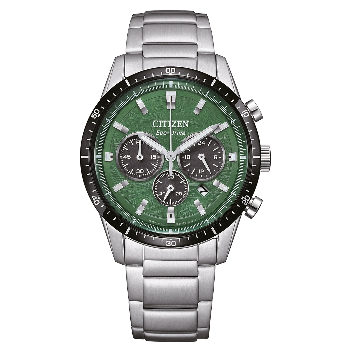 CA4624-56X Herren Edelstahl grün ø 39mm