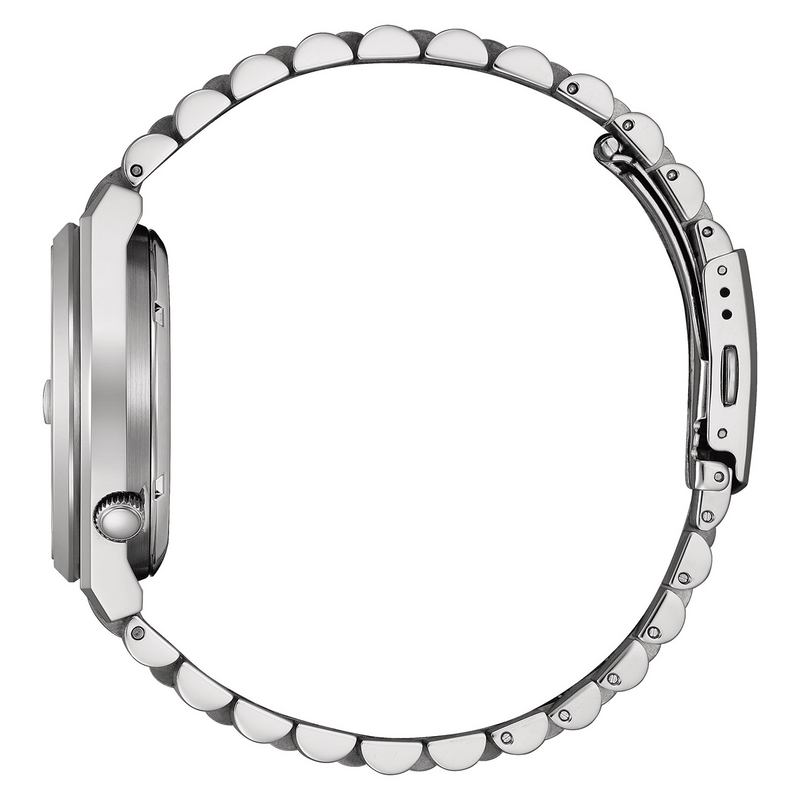 NJ0157-81L Herren Edelstahl blau ⌀ 40mm