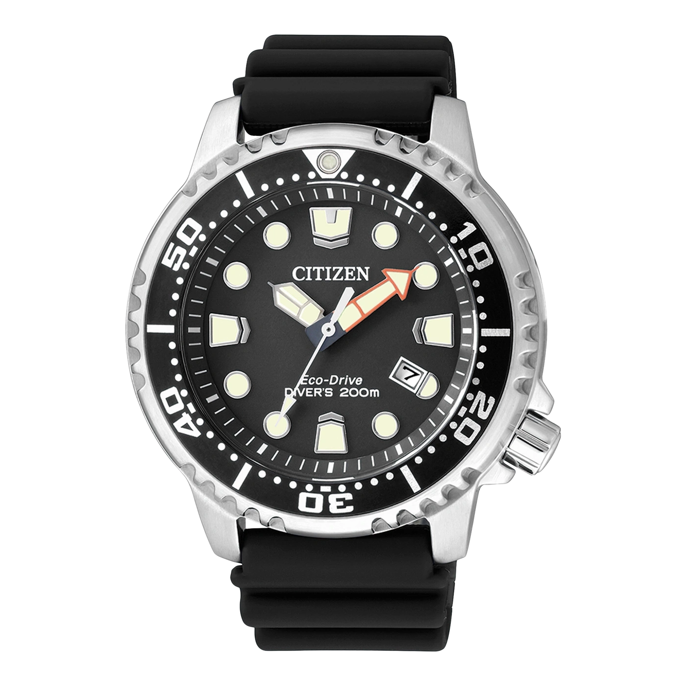 BN0150-10E Herren Gummiband (Urethan) schwarz ø 44mm
