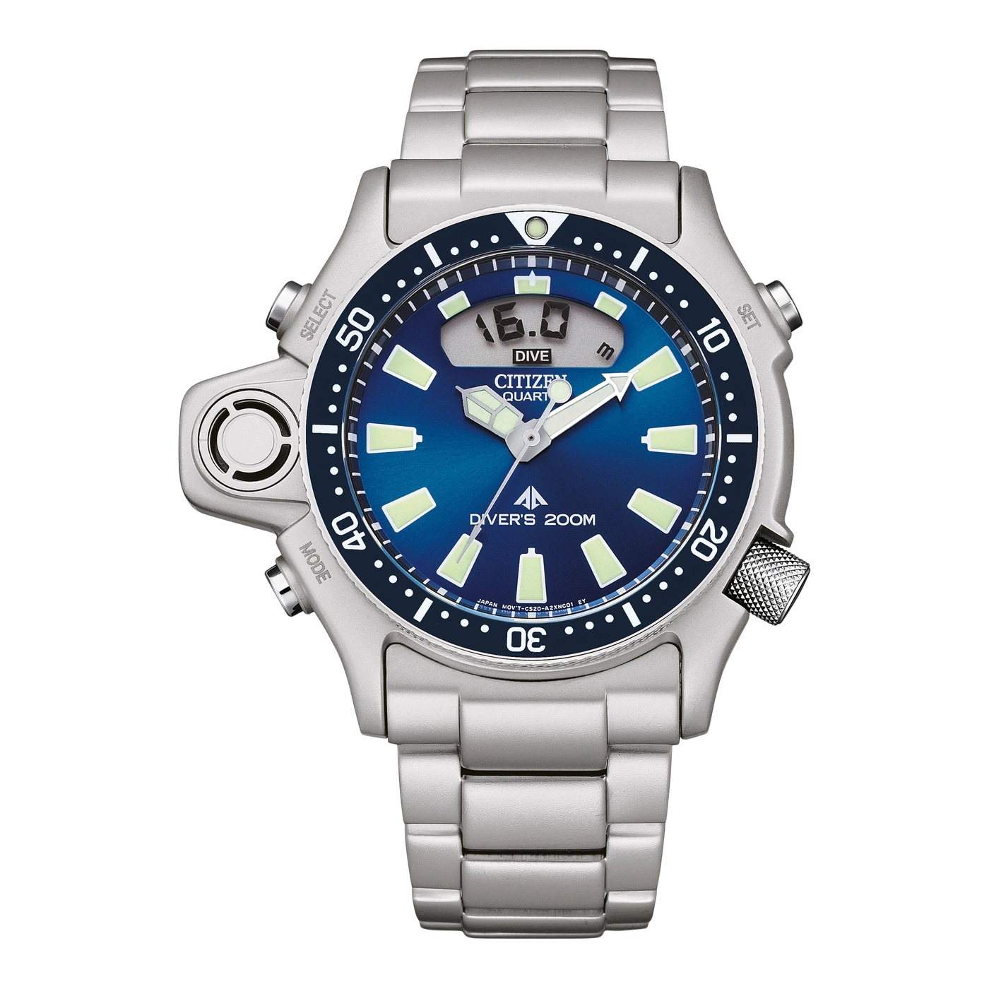 JP2000-67L Herren Edelstahl | blau