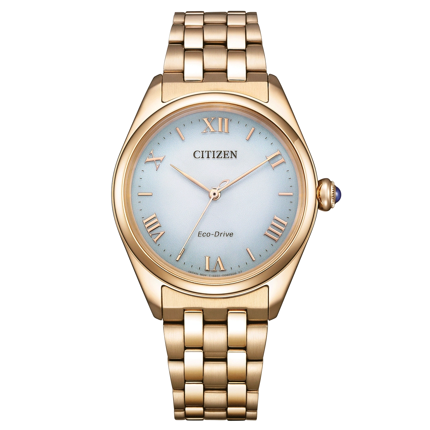 EM1143-81X Damen Edelstahl | grün | ø 33mm