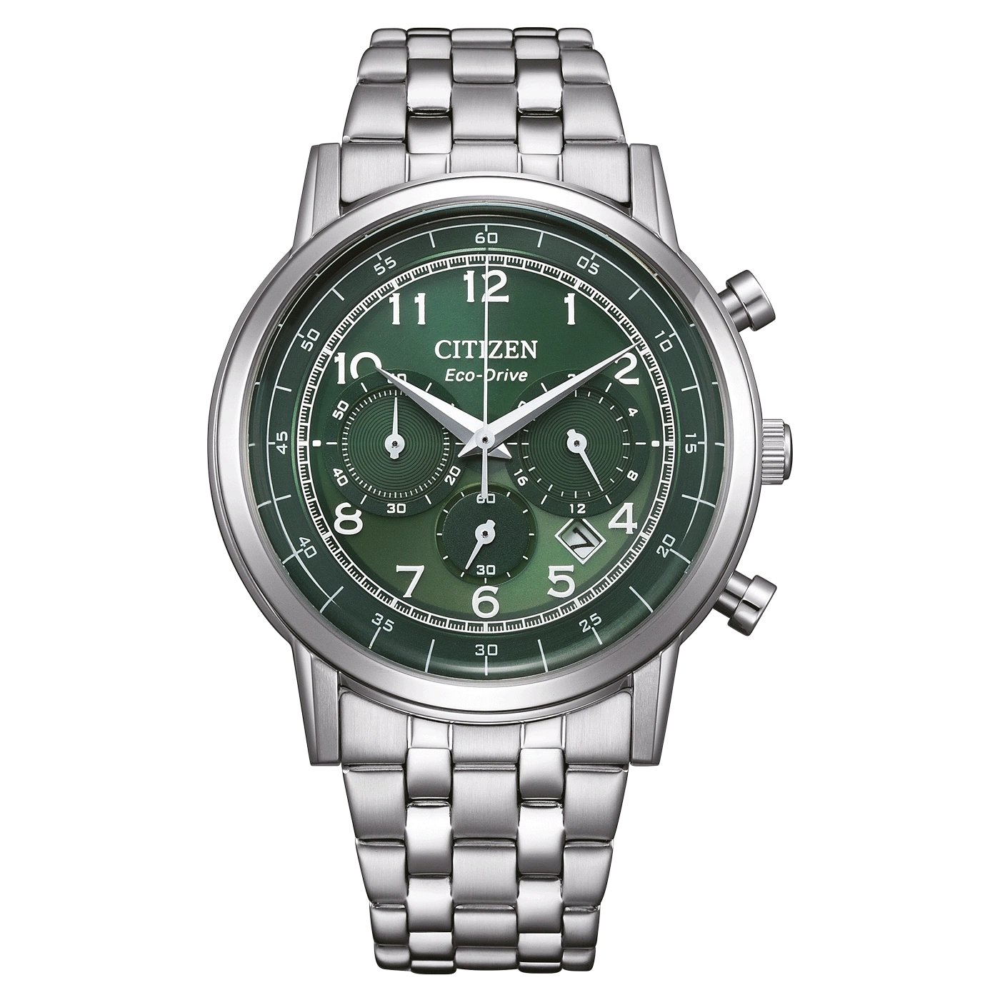 CA4630-53X Herren Edelstahl grün ø 42mm