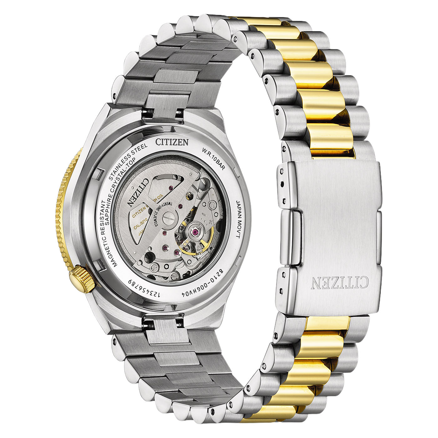 NJ0234-58X Herren Edelstahl rot ⌀ 40mm